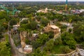 Roller coasters at Busch Gardens Theme Park Tampa FL USA