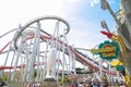 Roller coster at Universal Studios Singapore 15 OCT 2016