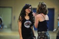 Roller Derby Girls Royalty Free Stock Photo