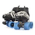 Roller derby skates isolated Royalty Free Stock Photo