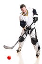Roller Hockey Player Royalty Free Stock Photo