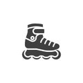 Roller skate vector icon