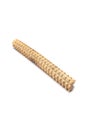 Roller with spikes massage wooden. Massager for the body.