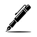 Rollerball Pen Modern Solid Icon Design Royalty Free Stock Photo