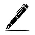 Rollerball Pen Writing Tool Solid Icon Royalty Free Stock Photo