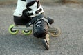 Rollerblade skates Royalty Free Stock Photo