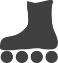 Rollerblades Icon Vector Royalty Free Stock Photo