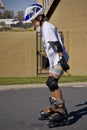 Rollerblading Exercise Royalty Free Stock Photo