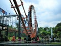 Rollercoaster in Dufan  Jakarta  Indonesia Royalty Free Stock Photo