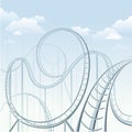 Rollercoaster Royalty Free Stock Photo