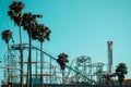 Rollercoaster in Santa Cruz Boardwalk, California, United States
