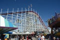 Rollercoaster in Santa Cruz California