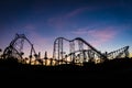 Rollercoaster at Sunset