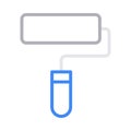 Rollerpaint vector color line icon Royalty Free Stock Photo