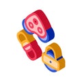 Rollers Detail Rope Movement Equipment isometric icon