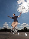 Rollerskater Royalty Free Stock Photo