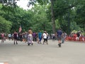 Rollerskating in Central Park Royalty Free Stock Photo