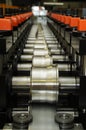 Roll Forming Machine in Steel Profile Production Line Royalty Free Stock Photo