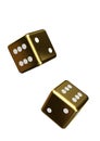 Rolling dice Royalty Free Stock Photo