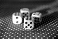 Rolling the dice concept for business risk, chance, good luck or gambling