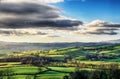 Rolling English countryside in Cumbria