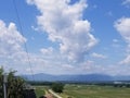 Rolling fields mountains backroad vermont