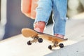 Rolling on the fingerboard in the city