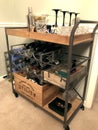 Bar carts can be customized for better usability