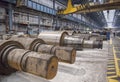 Rolling forming roll metal works Royalty Free Stock Photo