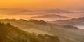 Rolling hill Landscape in Tuscany