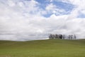 The rolling hills farmland Royalty Free Stock Photo