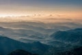 The rolling hills of Munnar province, Kerala India Royalty Free Stock Photo