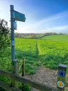 Rolling hills in Nottinghamshire, England