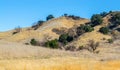 Rolling hills in the Santa Monica Mountains of California Royalty Free Stock Photo