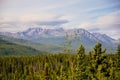 The rolling landscape of the Yukon, Canada.