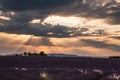 Rolling Lavendar Fields in Valensole France at Sunset