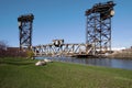 Rolling Lift Bridge Royalty Free Stock Photo