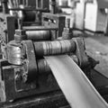 Rolling mill machine Royalty Free Stock Photo
