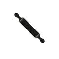 Rolling pin icon. Simple flat vector illustration on a white background Royalty Free Stock Photo