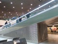 Rolling Ramp with Passengers Inside Zurich-Airport