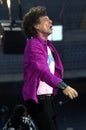 The Rolling Stones ,Mick Jagger during the concert