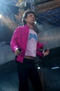 The Rolling Stones ,Mick Jagger during the concert Royalty Free Stock Photo