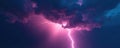 Rolling thunder and lightning illuminate the sky Cloudy Skies Dark Skies Weather Forecast
