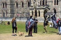 Rolling Thunder Ottawa protest on Parliament Hill Royalty Free Stock Photo