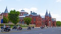 Rolling Thunder parade along Independence Ave. in National Capital, USA. Royalty Free Stock Photo