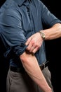 Rolling up Sleeves Royalty Free Stock Photo