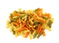 Rollini tricolore pasta Royalty Free Stock Photo