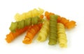 Rollini tricolore pasta Royalty Free Stock Photo