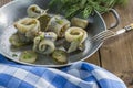Rollmop herrings Royalty Free Stock Photo