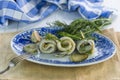 Rollmop herrings Royalty Free Stock Photo